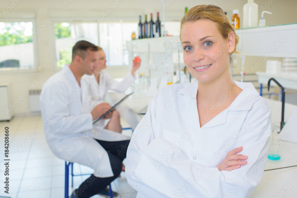confident in the laboratory confident in the laboratory