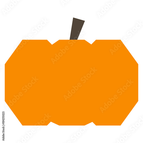 
Cartoon Pumpkin Isolated On White Background
 photo