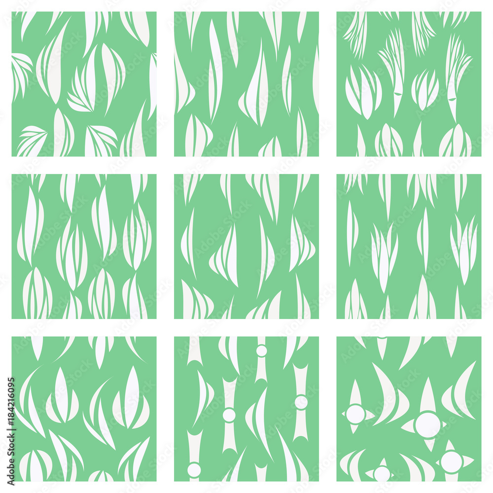Set of patterns icons .Collection of swatches memphis patterns - seamless. Retro fashion style 80-90s. Abstract patters for wall Set of patterns icons .Collection of swatches memphis patterns - seamless. Retro fashion style 80-90s. Abstract patters for wall