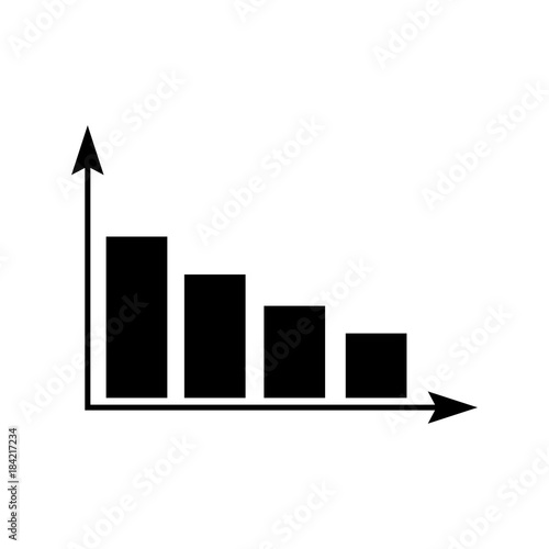 Down chart icon. Strategy managment Icon. Premium quality graphic design. Signs, symbols collection, simple icon for websites, web design, mobile app