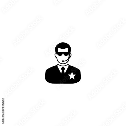Night club security icon. Night club icon. Element of place of entertainment icon. Premium quality graphic design. Signs, outline symbols collection icon for websites, web design