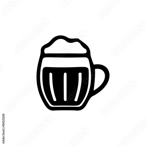 glass of beer Icon. Night club icon. Element of place of entertainment icon. Premium quality graphic design. Signs, outline symbols collection icon for websites, web design, mobile