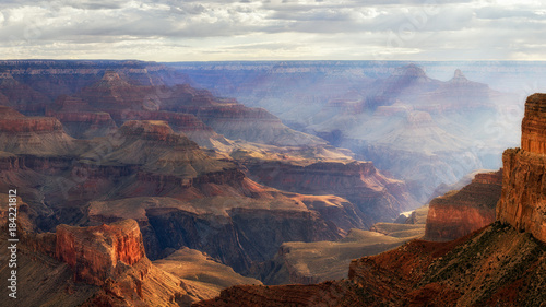 Sunrise spilling into the Grand Canyon at Mohave Point © Craig Zerbe