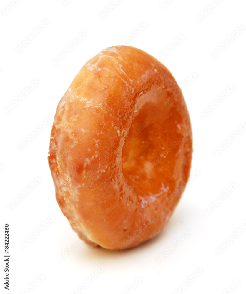 sugary donut isolated on a white background sugary donut isolated on a white background