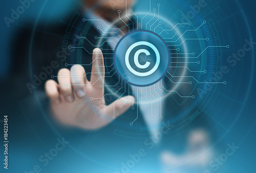 Patent Law Copyright Intellectual Property Business Internet Technology Concept