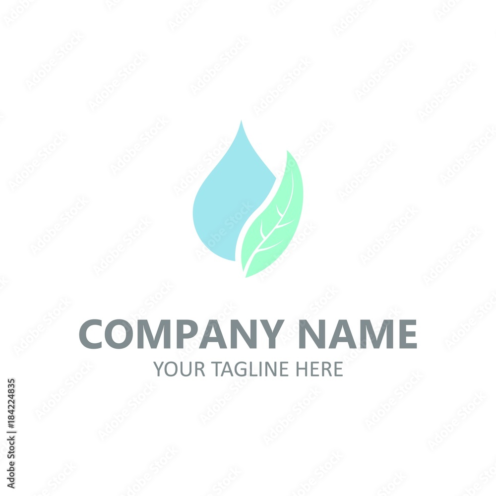 Water vector logo illustration emblem isolated design Water vector logo illustration emblem isolated design