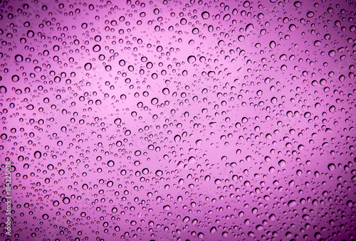 water drop on glass background