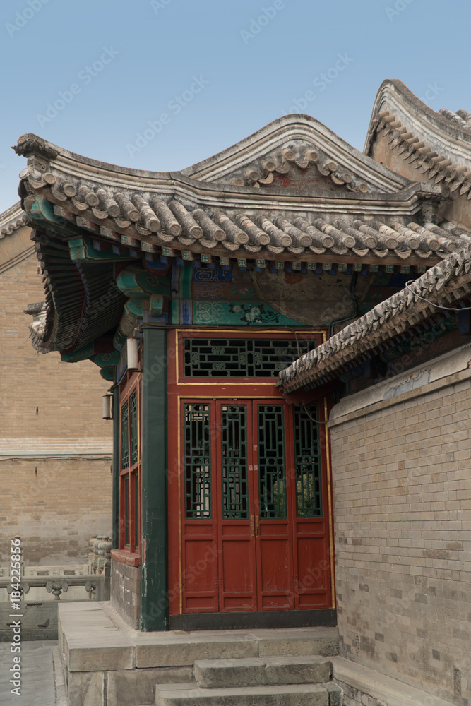 Close Up of Architecture at the Summer Palace in Beijing China Close Up of Architecture at the Summer Palace in Beijing China