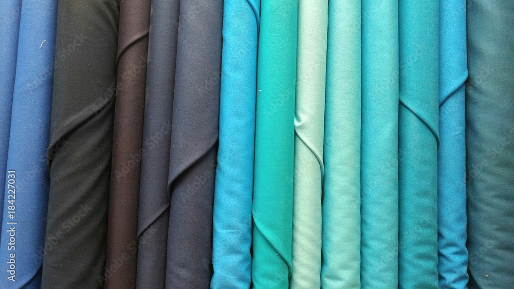 Cloth Samples, Blues Cloth Samples, Blues