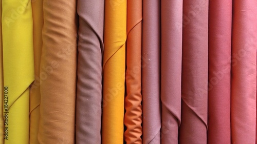 Cloth Samples, Purples and Oranges