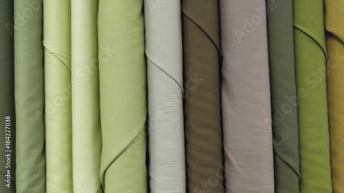 Cloth Samples, Greens and Browns