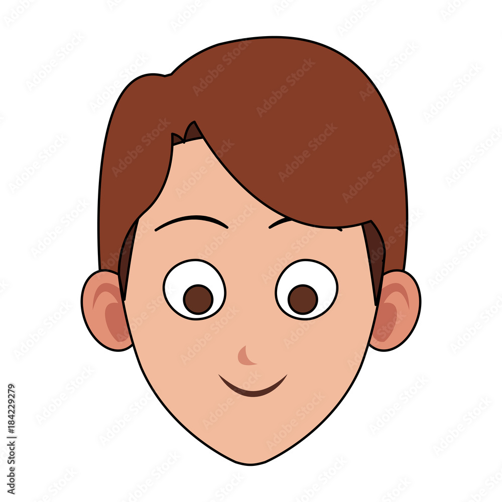 Man face cartoon Man face cartoon