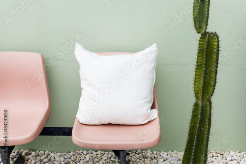 Design space on cusion pillow photo