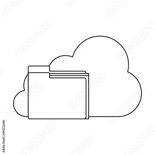 Cloud computing symbol