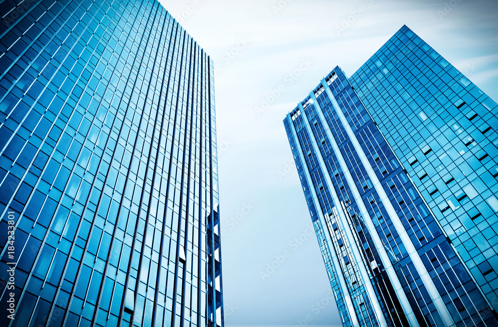 Fototapeta premium The skyscraper is in qingdao, China