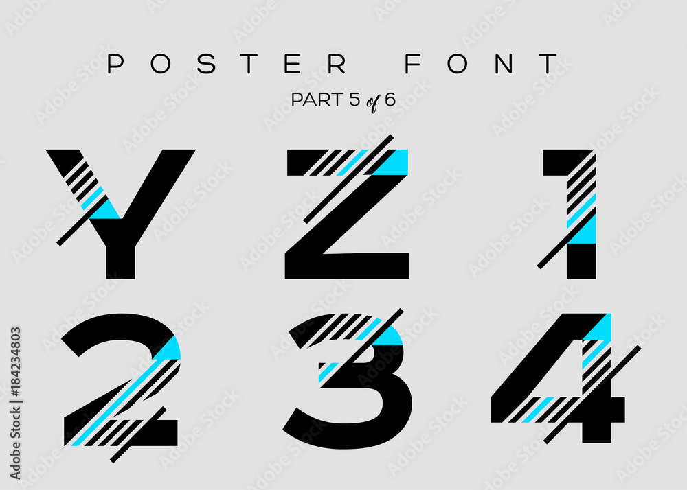 Vector Techno Font with Digital Glitch Text Effect. Minimal Geometric Typography for Logo Design
