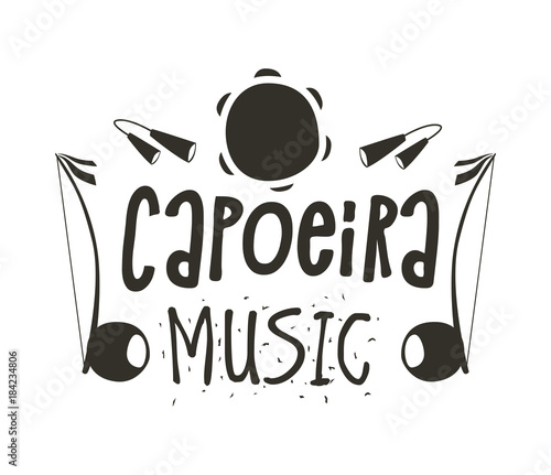 Capoeira music poster