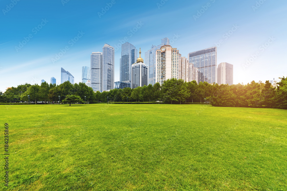 Park Grassland in qingdao ,china