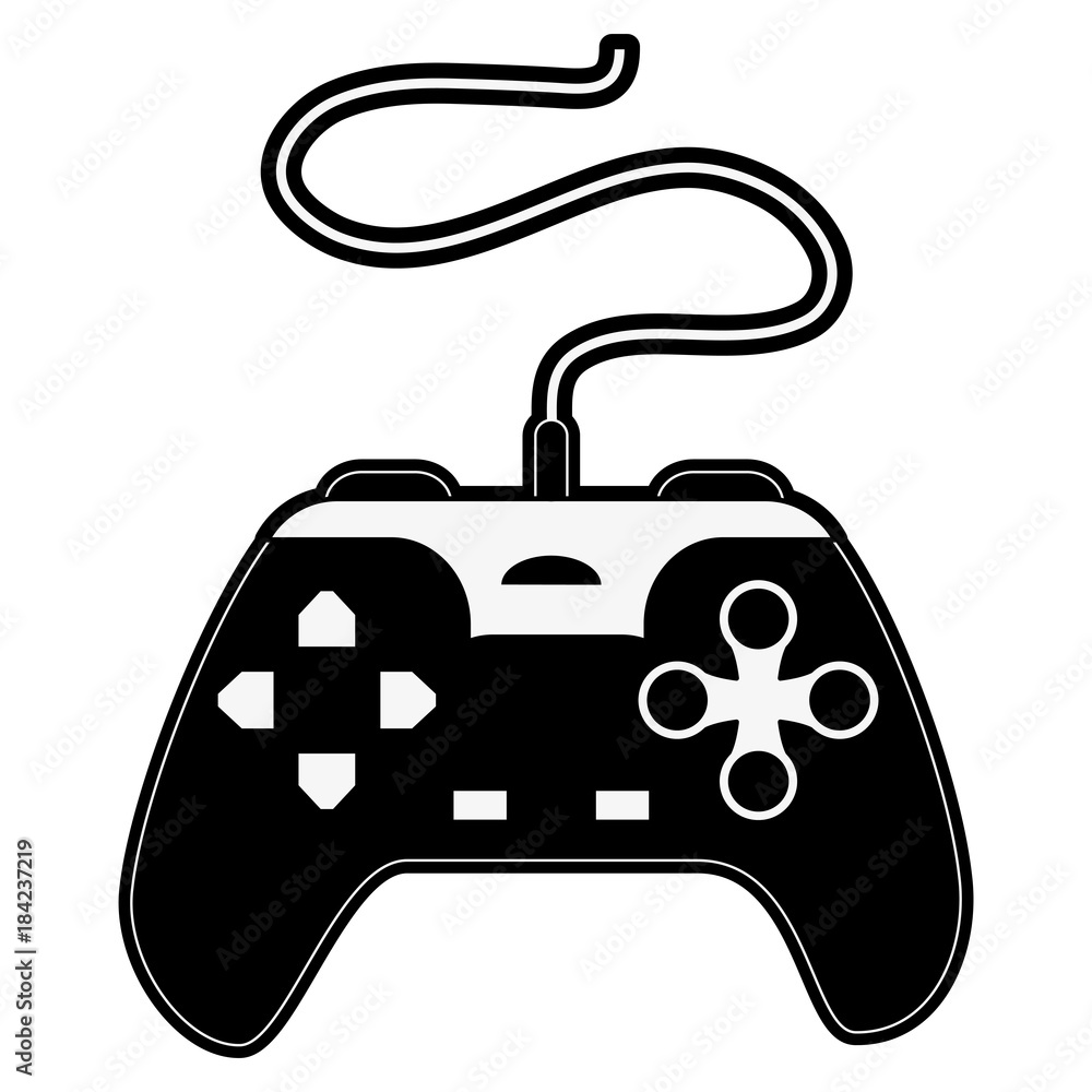 Gamepad console controller icon vector illustration graphic design Gamepad console controller icon vector illustration graphic design