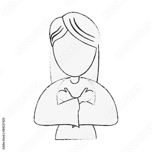 Virgin mary cartoon icon vector illustration graphic design