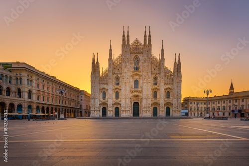 Duomo gothic cathedral Milan