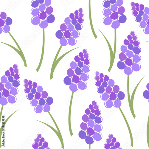 Lavender seamless pattern
