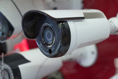 CCTV cameras record what is happening around