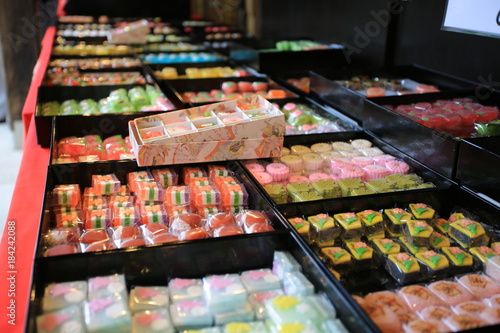 Fotografie kyoto traditional sweet wagashi