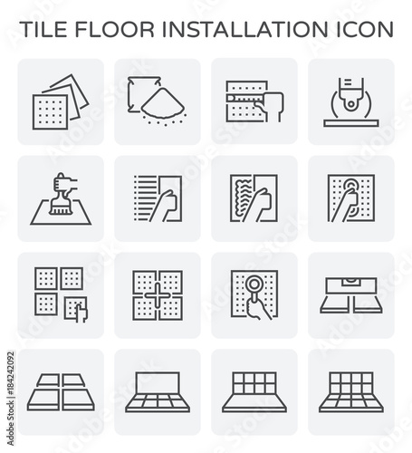 tile floor icon