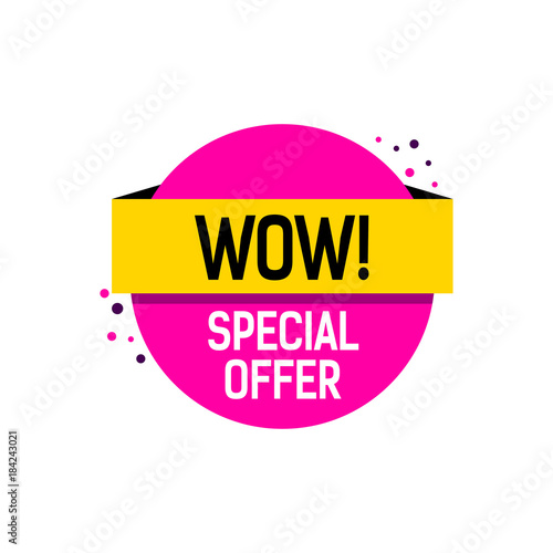 Wow Special Offer Lettering