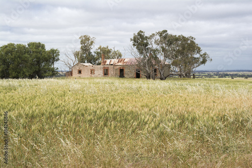 Old Disused Homestead Ruins, Sandergrove, South Australia. Fleurieu Peninsula