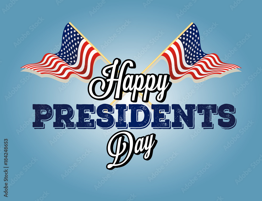 Naklejka premium President's day background