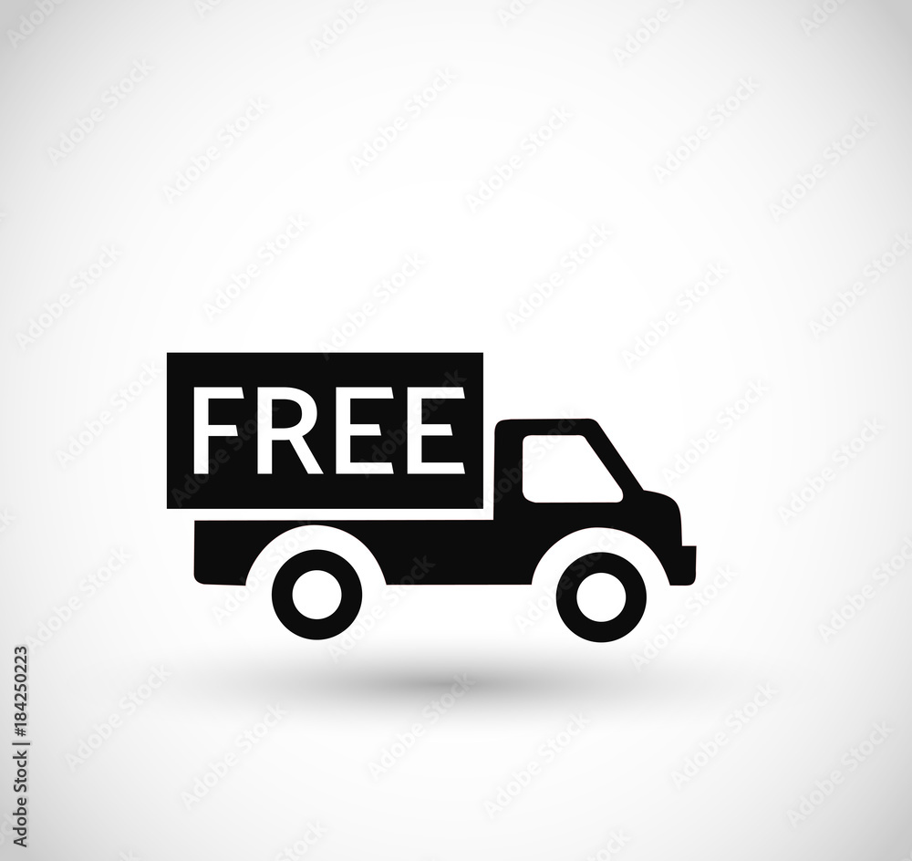 Free delivery icon vector Free delivery icon vector
