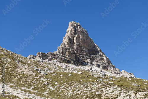 Italien, Dolomiten, Hochpustertal, Naturpark Drei Zinnen, der Toblinger Knoten.