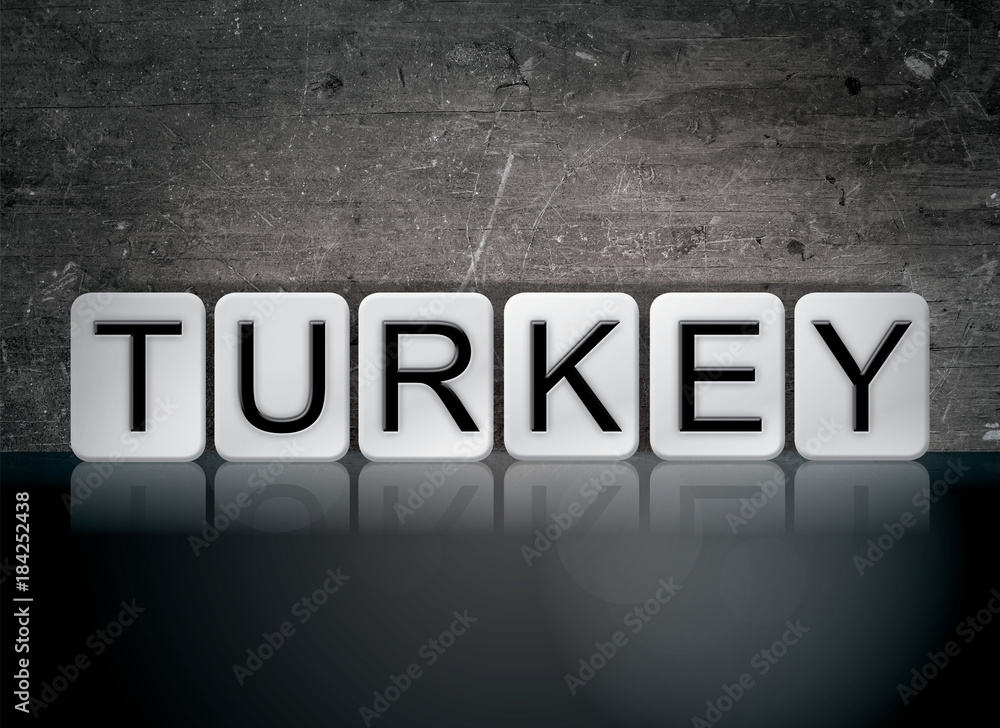 Turkey Concept Tiled Word Turkey Concept Tiled Word