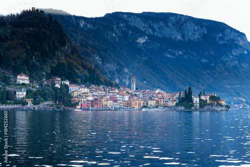 Como lake coast in early morning, Lombardy, Italy. © Janis Smits