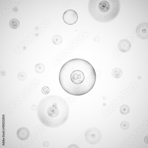 Science background with cells. Graphic concept for your design
