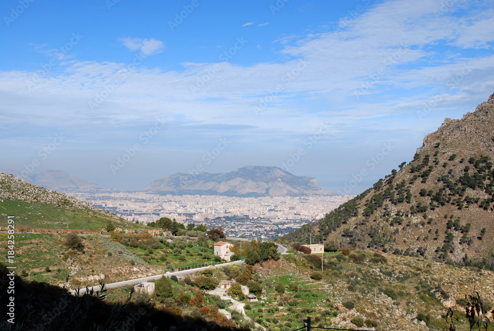 Panorama di Palermo dall'alto