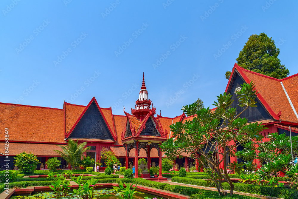 Exterior of the National Museum. Royal Palace Pnom Penh, Cambodia Exterior of the National Museum. Royal Palace Pnom Penh, Cambodia
