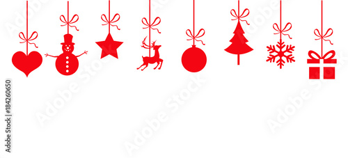 High detail christmas icons vector