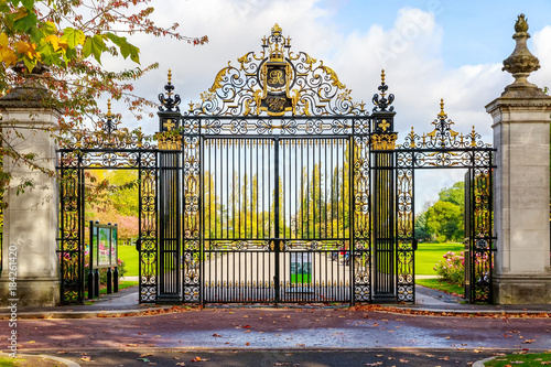 The Jubilee Gates, an entrance to Regent's park of London