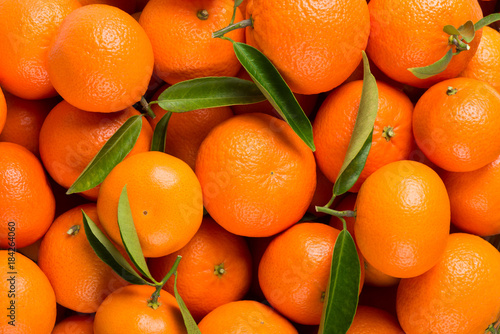 Background of tangerine fruits.