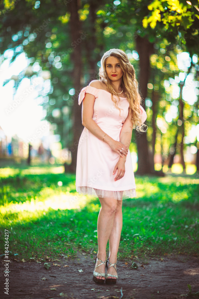 beautiful girl blonde on nature background beautiful girl blonde on nature background