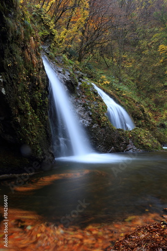                     Junitaki Twelve Falls  in late autumn   Sakata  yamagata  Japan