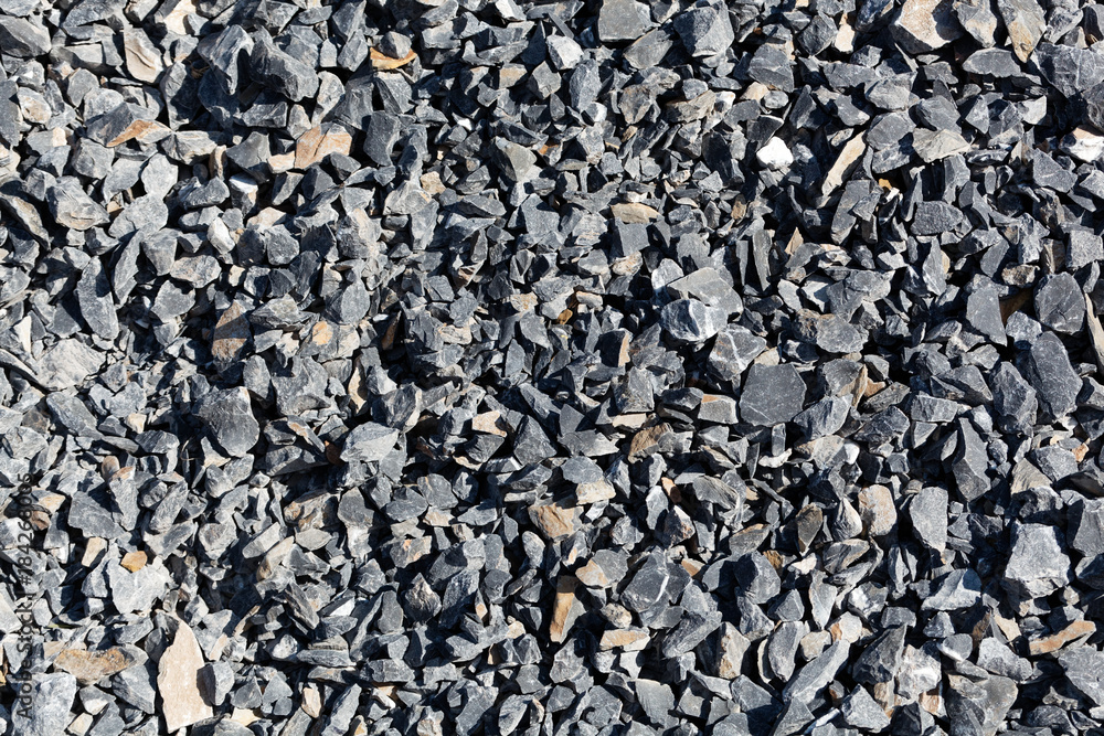 Black limestone rubbles for construction Black limestone rubbles for construction
