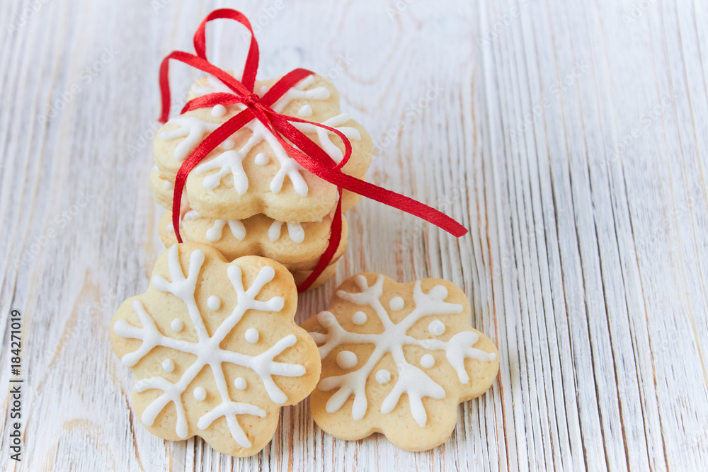 Fototapeta premium Christmas homemade cookies