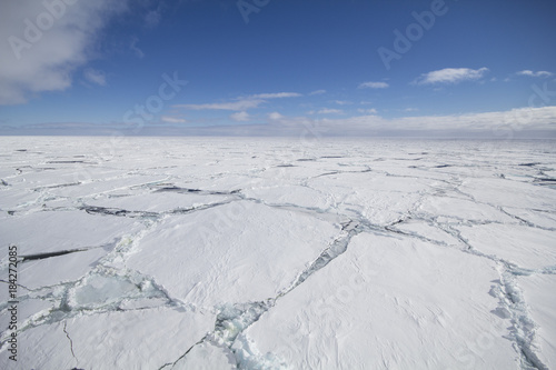 Tableau sur toile Cracked ice floe