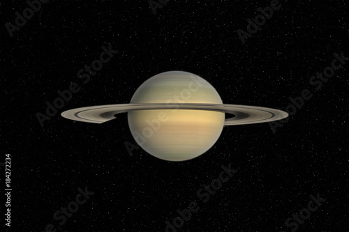 Fototapeta Naklejka Na Ścianę i Meble -  Saturn planet in outer space. Elements of this image furnished by NASA