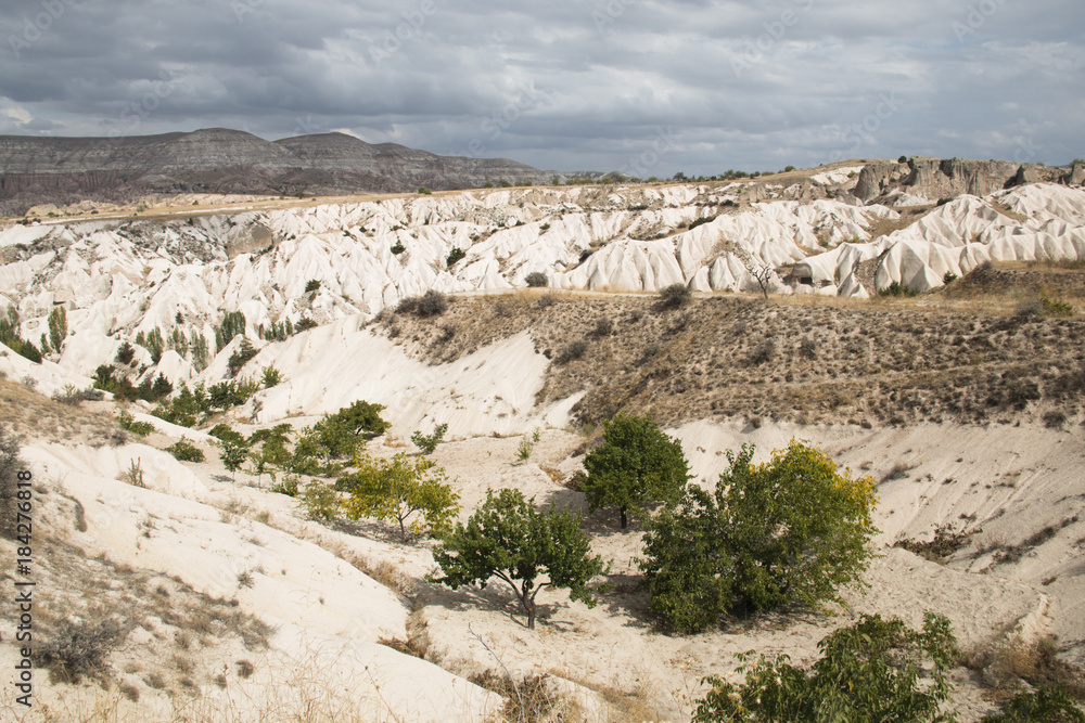 Inside the red and rose valley in Cappadocia in Turkey
Inside the red and rose valley in Cappadocia in Turkey