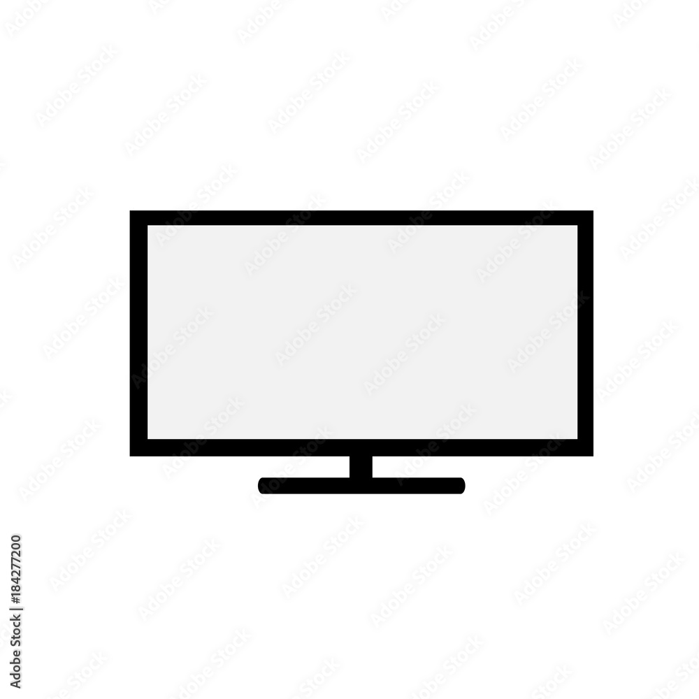 lcd monitor computer silhouette icon symbol lcd monitor computer silhouette icon symbol
